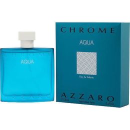 CHROME AQUA by Azzaro EDT SPRAY 3.4 OZ