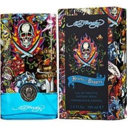 Ed Hardy Hearts & Daggers By Christian Audigier Edt Spray 3.4 Oz For Men