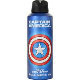 Captain America By Marvel Body Spray 6.8 Oz For Men