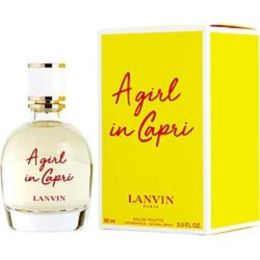 A Girl In Capri By Lanvin Edt Spray 3 Oz For Women