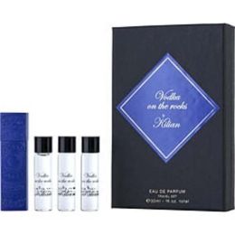 Kilian Vodka On The Rocks By Kilian Eau De Parfum Spray Refillable 0.25 Oz & Eau De Parfum Refills 3 X 0.25 Oz For Anyone