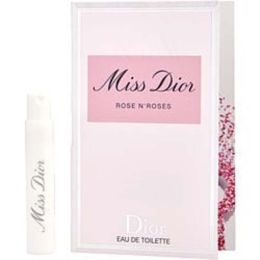 Miss Dior Rose N'roses By Christian Dior Edt Spray Vial On Card For Women