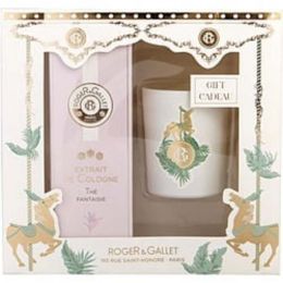 Roger & Gallet The Fantaisie By Roger & Gallet Extrait De Cologne Spray 3.4 Oz & Scented Candle 2 Oz For Anyone