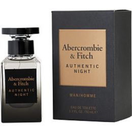 Abercrombie & Fitch Authentic Night By Abercrombie & Fitch Edt Spray 1.7 Oz For Men